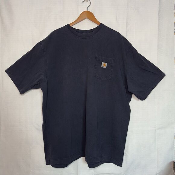 Carhartt T Shirt Mens 3XL  Pocket Logo Original Fit ￼ Workwear - Picture 1 of 4